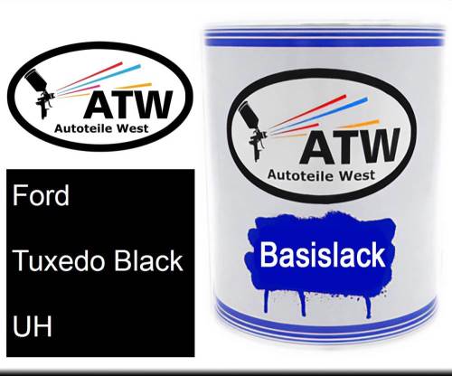 Ford, Tuxedo Black, UH: 1L Lackdose, von ATW Autoteile West.
